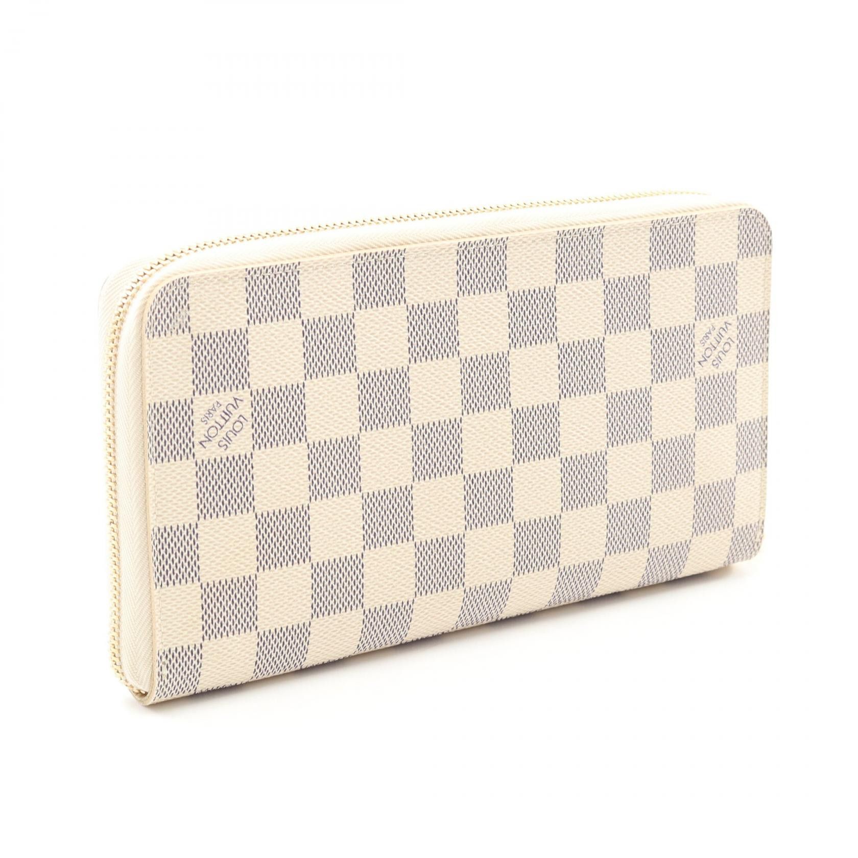 Louis Vuitton Louis Vuitton Louis Vuitton Zippy Organizer Damier Azur Long Wallet Canvas Long Wallet N60012 Size ONE SIZE - 2 Thumbnail