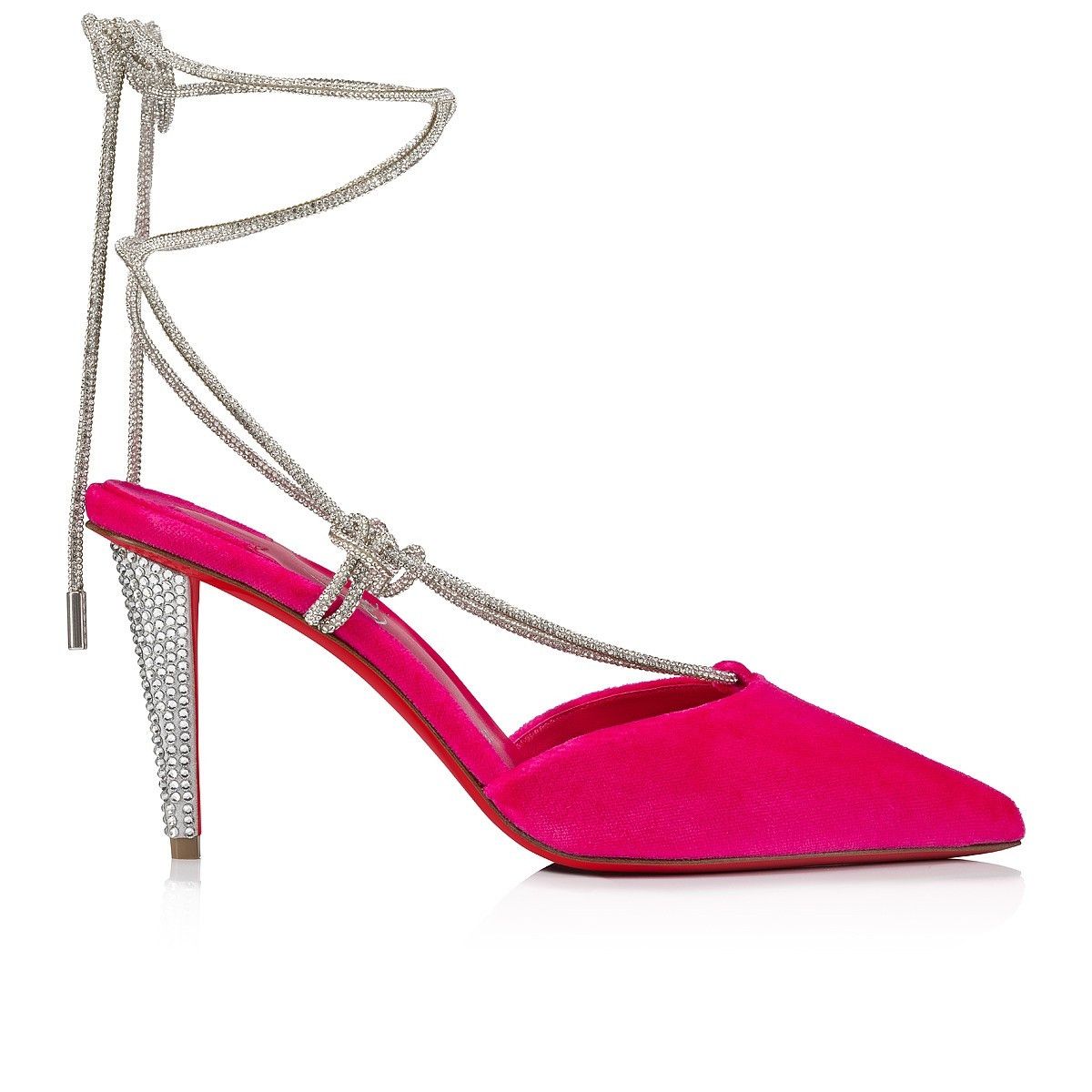 Christian Louboutin astrid lace strass pink Size US 6 / IT 36 - 3 Thumbnail