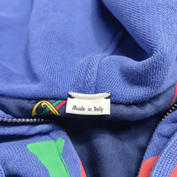 Gucci Gucci SS23 Striped Letter Print Zip Hoodie Size US XS / EU 42 / 0 - 6 Thumbnail