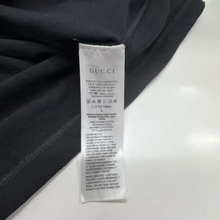 Gucci Gucci Logo Oversized Black T-Shirt Size US L / EU 52-54 / 3 - 4 Thumbnail