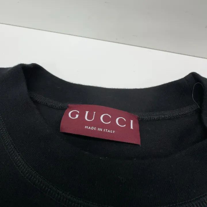 Gucci Gucci Logo Oversized Black T-Shirt Size US L / EU 52-54 / 3 - 3 Thumbnail