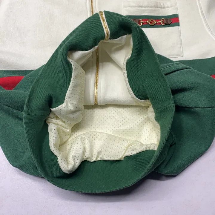 Gucci GUCCI Color Block Zip Long Sleeve Jacket Size US XS / EU 42 / 0 - 12 Thumbnail