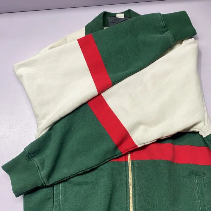 Gucci GUCCI Color Block Zip Long Sleeve Jacket Size US XS / EU 42 / 0 - 10 Thumbnail
