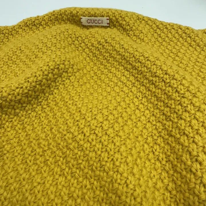 Gucci Gucci Yellow Sweater with Detachable Sleeves Size US M / EU 48-50 / 2 - 3 Thumbnail