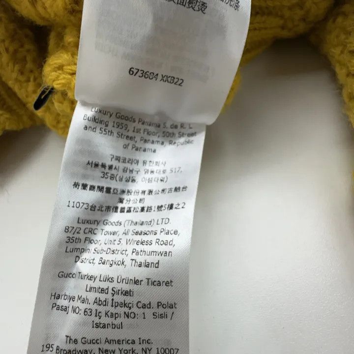 Gucci Gucci Yellow Sweater with Detachable Sleeves Size US M / EU 48-50 / 2 - 5 Thumbnail