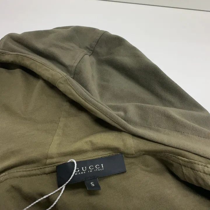 Gucci Gucci Stylish Hooded Jacket in Olive Green Size US S / EU 44-46 / 1 - 5 Thumbnail