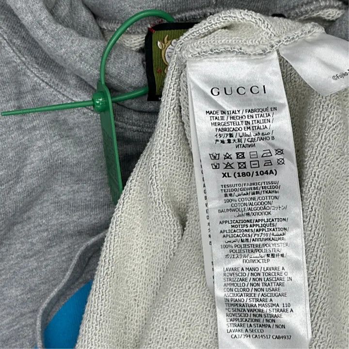 Gucci Gucci x Doraemon Embroidered Hoodie for Men Size US XL / EU 56 / 4 - 3 Thumbnail