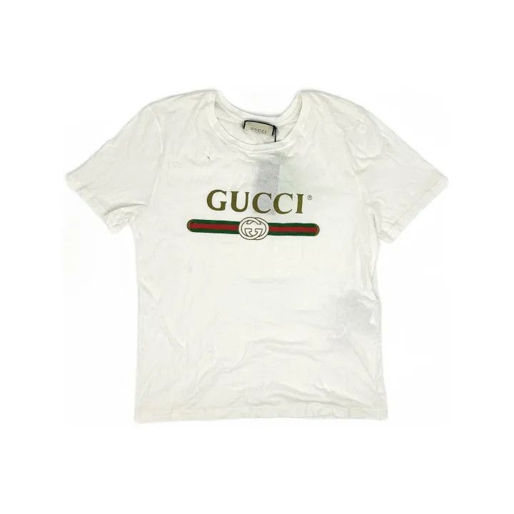 Gucci Gucci Oversized Logo Vintage Style T-Shirt Size US XL / EU 56 / 4 - 2 Thumbnail