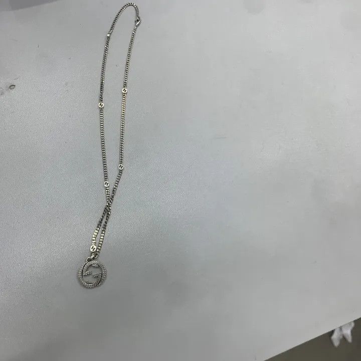 Gucci Gucci Double G Series Silver Necklace Size ONE SIZE - 3 Thumbnail