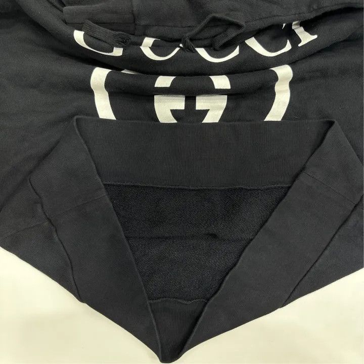 Gucci Gucci Logo Hoodie for Men in Black Size US XL / EU 56 / 4 - 9 Thumbnail