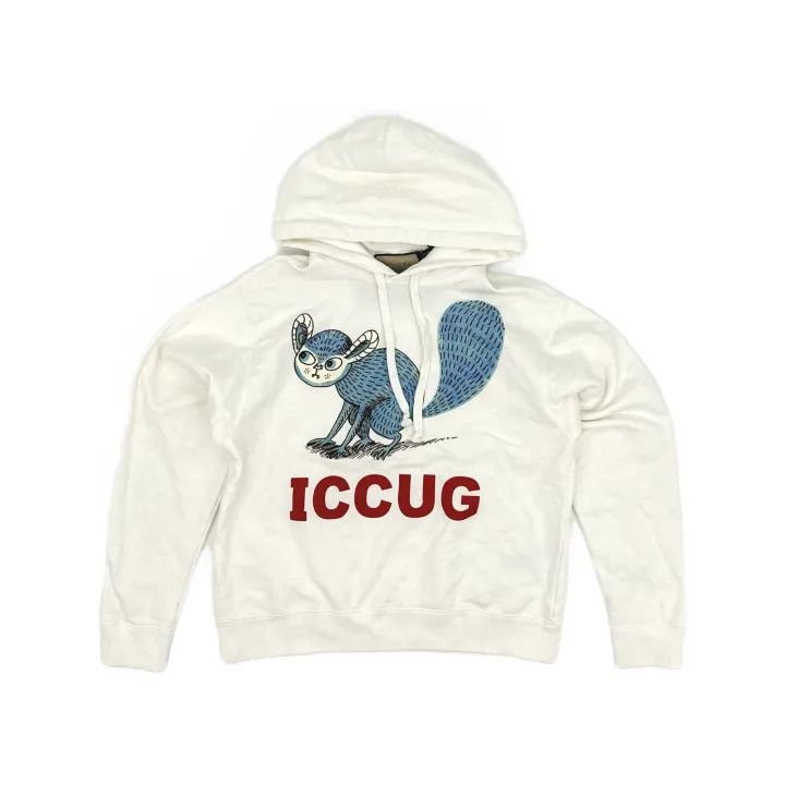 Gucci Gucci x Freya Hartas White Animal Print Hoodie Size US XS / EU 42 / 0 - 2 Thumbnail