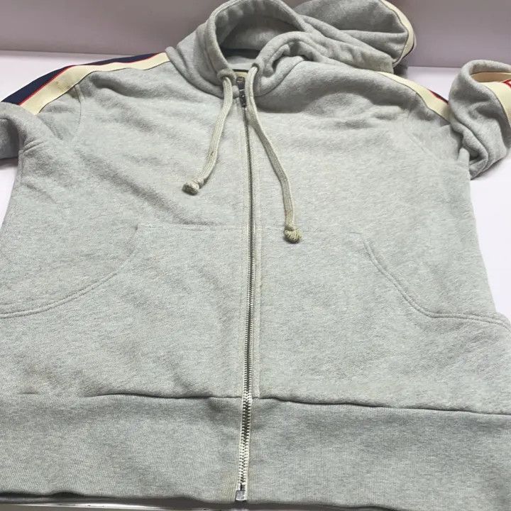 Gucci Gucci Striped Zip-Up Hoodie for Unisex Size US XS / EU 42 / 0 - 15 Thumbnail