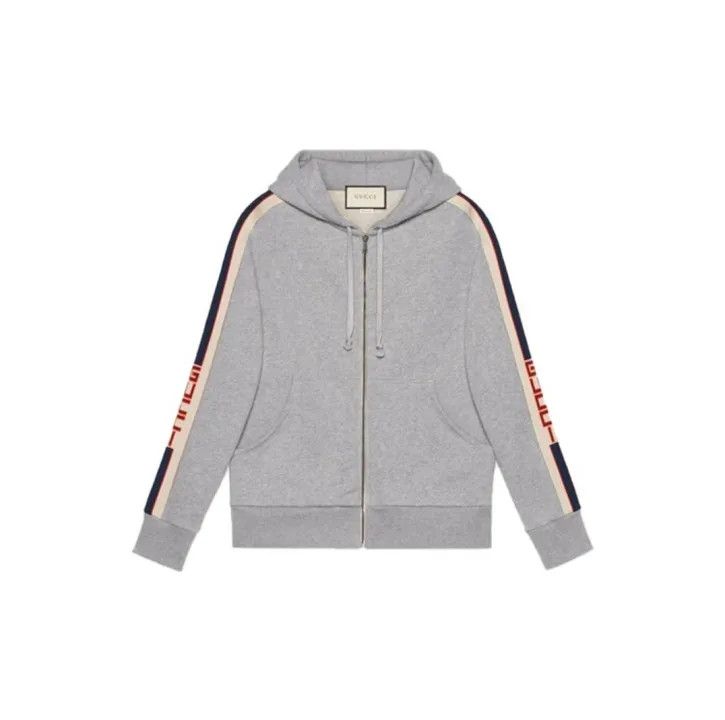 Gucci Gucci Striped Zip-Up Hoodie for Unisex Size US XS / EU 42 / 0 - 2 Thumbnail
