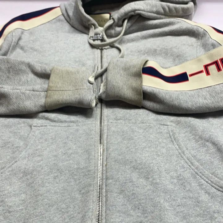 Gucci Gucci Striped Zip-Up Hoodie for Unisex Size US XS / EU 42 / 0 - 14 Thumbnail
