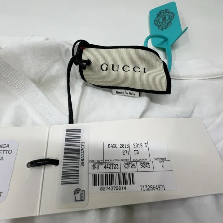 Gucci Gucci Vintage Logo Short Sleeve T-Shirt Size US L / EU 52-54 / 3 - 5 Thumbnail