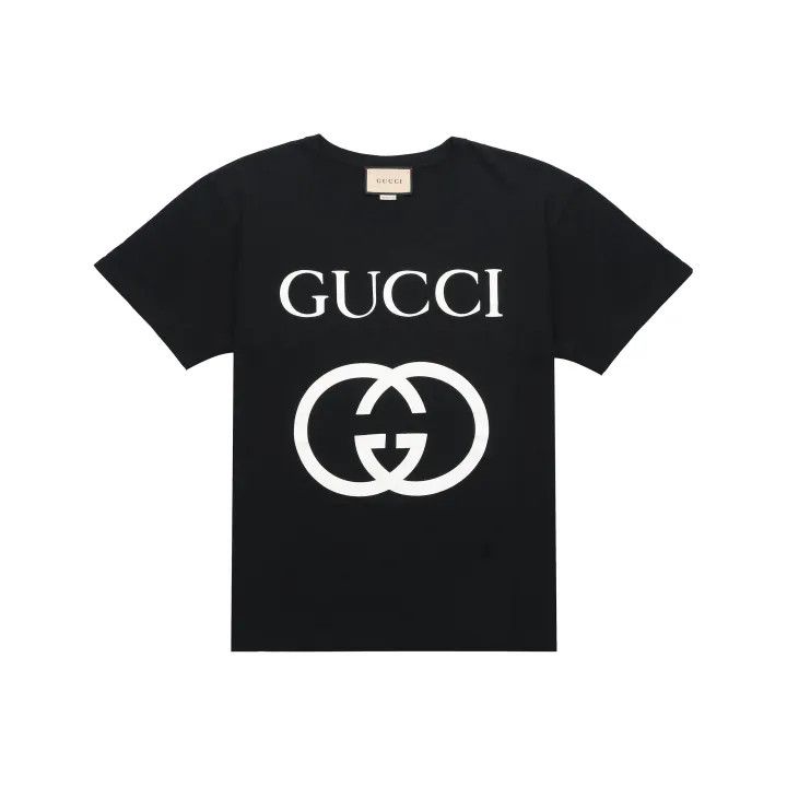 Gucci Gucci Oversized Logo Short Sleeve T-Shirt Size US L / EU 52-54 / 3 - 2 Thumbnail
