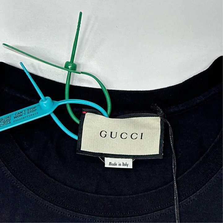 Gucci Gucci Oversized Logo Short Sleeve T-Shirt Size US L / EU 52-54 / 3 - 3 Thumbnail