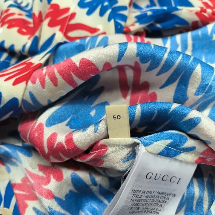 Gucci GUCCI SS23 Pattern Print Short Sleeve Shirt Size US L / EU 52-54 / 3 - 4 Thumbnail