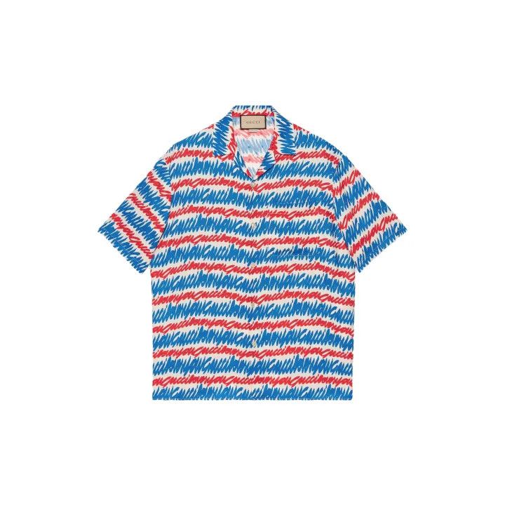 Gucci GUCCI SS23 Pattern Print Short Sleeve Shirt Size US L / EU 52-54 / 3 - 2 Thumbnail