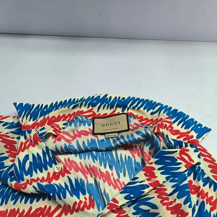Gucci GUCCI SS23 Pattern Print Short Sleeve Shirt Size US L / EU 52-54 / 3 - 7 Thumbnail