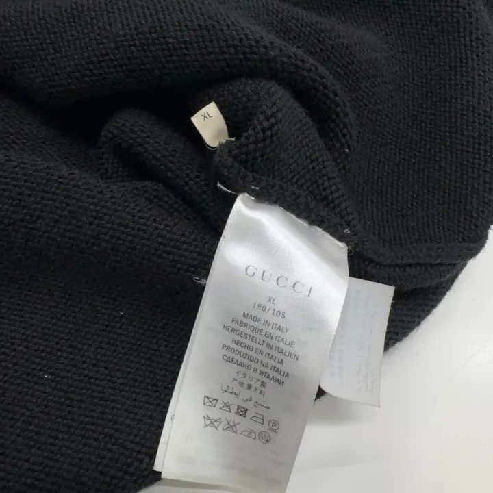 Gucci Gucci SS21 Black Bee Embroidered Sweater Size US XL / EU 56 / 4 - 5 Thumbnail