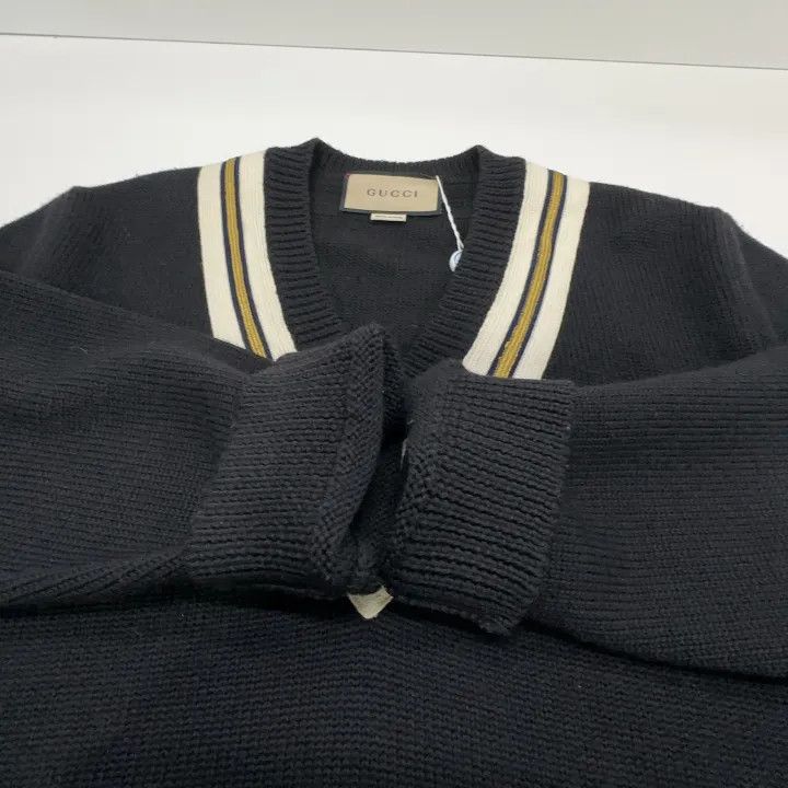 Gucci Gucci SS21 Black Bee Embroidered Sweater Size US XL / EU 56 / 4 - 8 Thumbnail