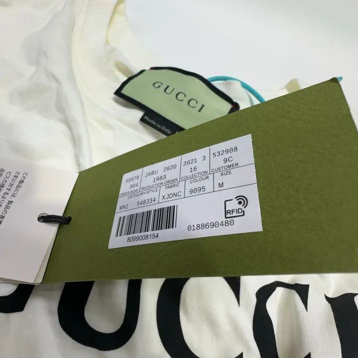 Gucci Gucci FW21 Apple Pattern Short Sleeve T-Shirt Size US M / EU 48-50 / 2 - 6 Thumbnail