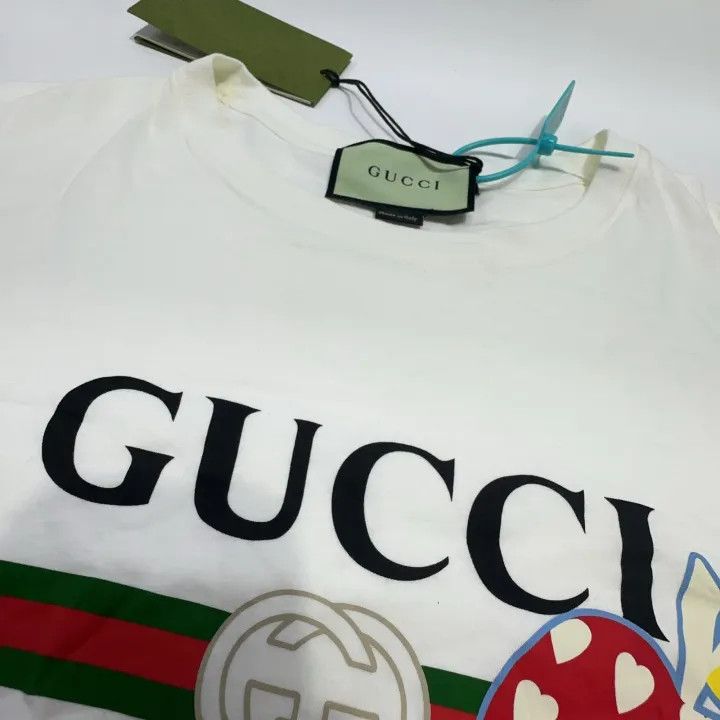 Gucci Gucci FW21 Apple Pattern Short Sleeve T-Shirt Size US M / EU 48-50 / 2 - 7 Thumbnail