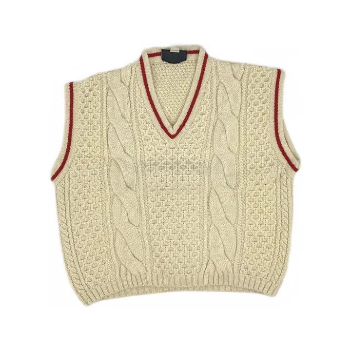 Gucci Gucci SS22 Striped V-Neck Vest for Men Size US L / EU 52-54 / 3 - 2 Thumbnail