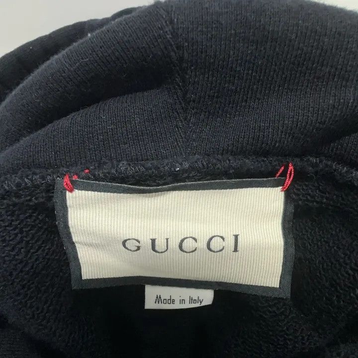 Gucci Gucci Logo Graphic Black Hoodie Size US L / EU 52-54 / 3 - 5 Thumbnail