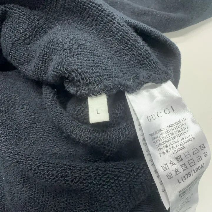 Gucci Gucci Logo Graphic Black Hoodie Size US L / EU 52-54 / 3 - 4 Thumbnail