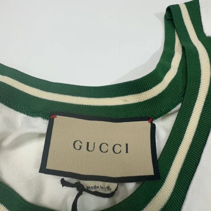Gucci Gucci SS23 Logo Print Sleeveless Vest Size US S / EU 44-46 / 1 - 4 Thumbnail