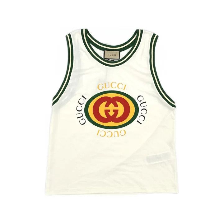 Gucci Gucci SS23 Logo Print Sleeveless Vest Size US S / EU 44-46 / 1 - 2 Thumbnail