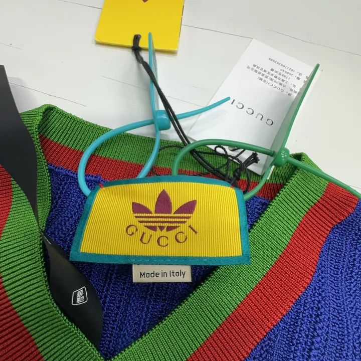 Gucci Gucci x Adidas Blue Logo Vest Size US S / EU 44-46 / 1 - 2 Thumbnail