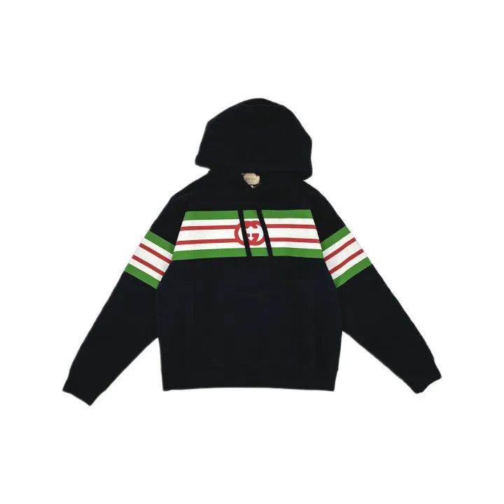 Gucci Gucci Double G Print Hooded Sweatshirt Size US S / EU 44-46 / 1 - 2 Thumbnail
