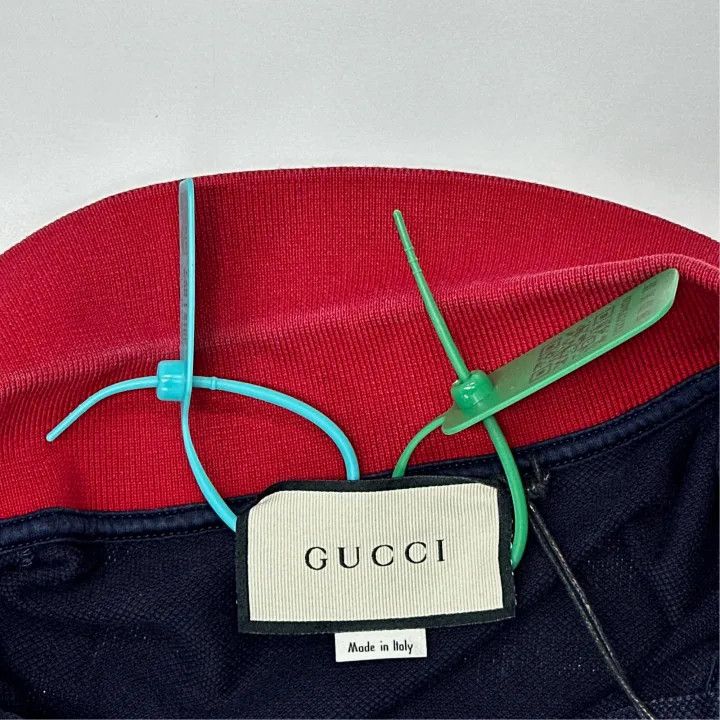 Gucci Gucci GG Logo Embroidered Color-Block Polo Shirt Size US M / EU 48-50 / 2 - 2 Thumbnail