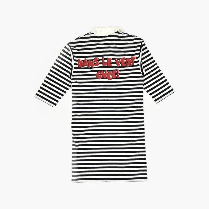Gucci Gucci Striped Long Sleeve Polo Dress Size US XXS / EU 40 - 3 Thumbnail