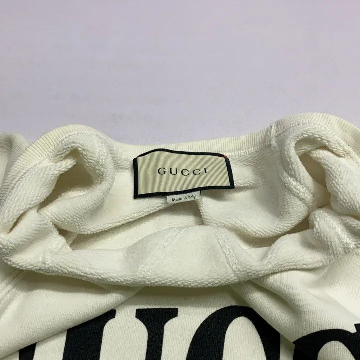 Gucci Gucci Urban Print Cotton Sweatshirt White Size US S / EU 44-46 / 1 - 7 Thumbnail