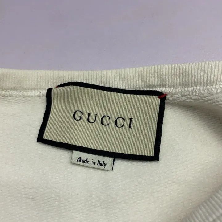 Gucci Gucci Urban Print Cotton Sweatshirt White Size US S / EU 44-46 / 1 - 2 Thumbnail