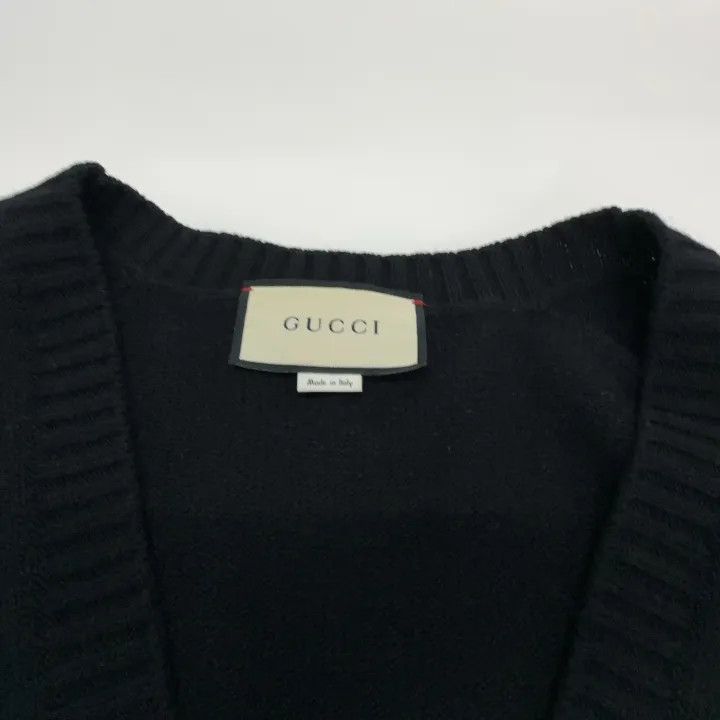 Gucci Gucci Black Cable Knit Cardigan Size US S / EU 44-46 / 1 - 7 Thumbnail