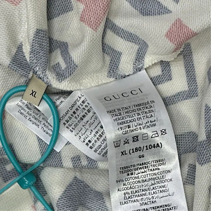 Gucci Gucci Colorful Pattern Short Sleeve Polo Shirt Size US XL / EU 56 / 4 - 3 Thumbnail
