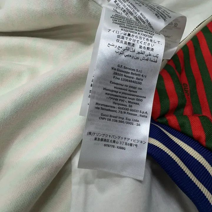 Gucci Gucci Striped Print Long Sleeve Jacket Size US M / EU 48-50 / 2 - 4 Thumbnail