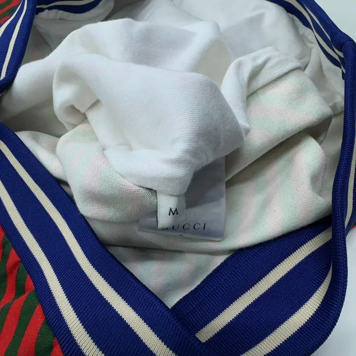 Gucci Gucci Striped Print Long Sleeve Jacket Size US M / EU 48-50 / 2 - 6 Thumbnail