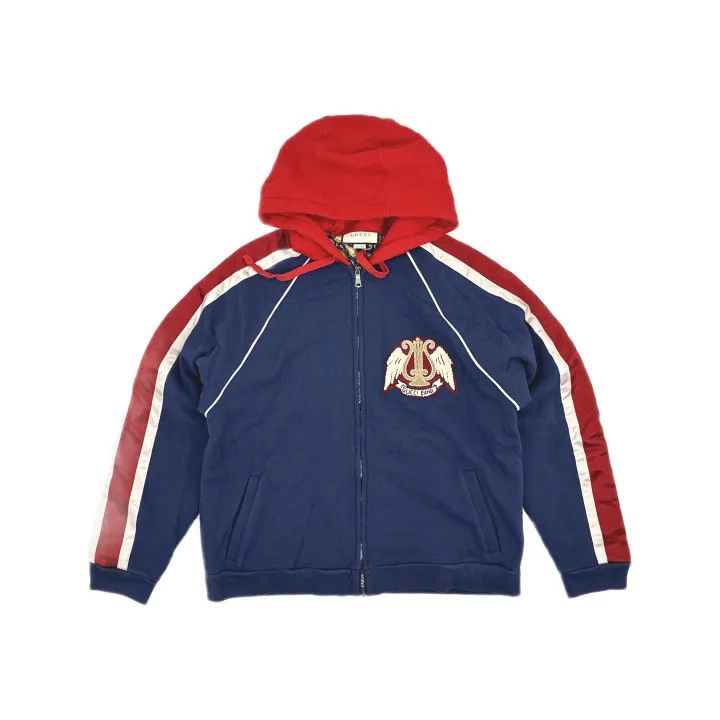 Gucci Gucci Color Block Zip-Up Hooded Jacket Size US M / EU 48-50 / 2 - 2 Thumbnail