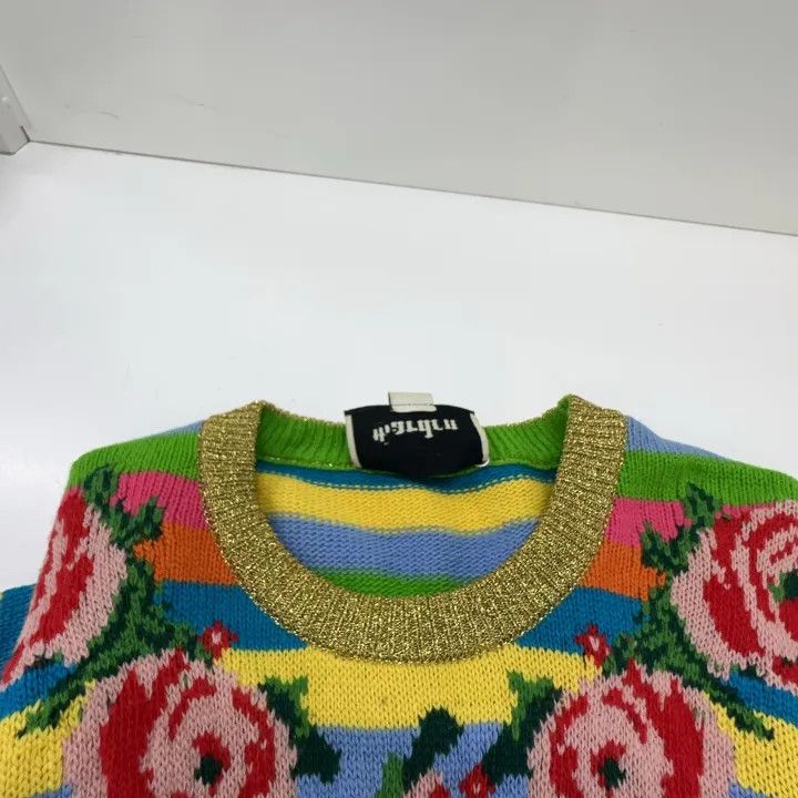 Gucci Gucci Colorful Knit Sweater with Butterfly Design Size US M / EU 48-50 / 2 - 8 Thumbnail