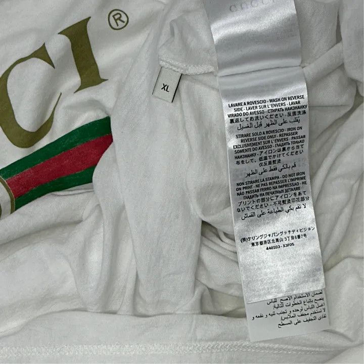 Gucci Gucci Vintage Logo Oversized Short Sleeve T-Shirt Size US XL / EU 56 / 4 - 3 Thumbnail