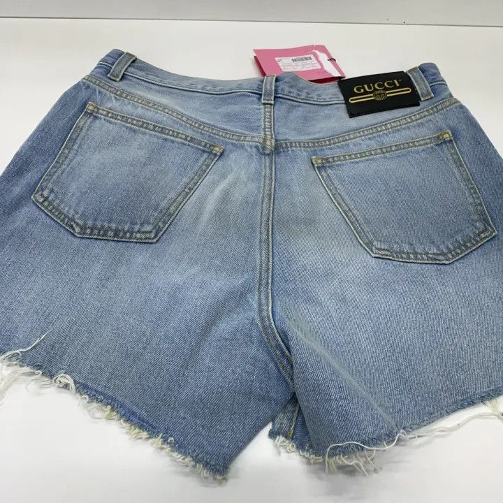 Gucci Gucci x The North Face Blue Denim Shorts Size US 34 / EU 50 - 10 Thumbnail