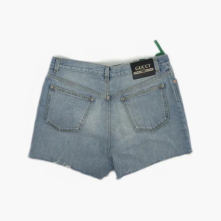 Gucci Gucci x The North Face Blue Denim Shorts Size US 34 / EU 50 - 3 Thumbnail