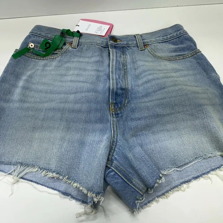 Gucci Gucci x The North Face Blue Denim Shorts Size US 34 / EU 50 - 9 Thumbnail
