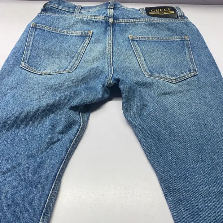 Gucci Gucci Blue Stonewashed Tapered Denim Pants Size US 30 / EU 46 - 9 Thumbnail
